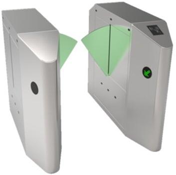 Automatic Stainless Steel Flap Barrier