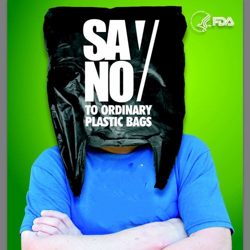 Printed Biodegradable Plastic Bag, Size : Large