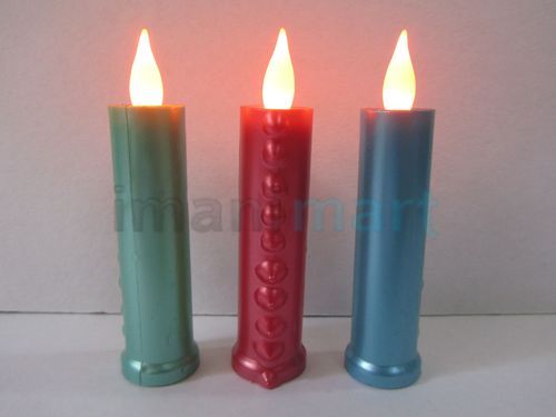 Long LED Candles, Shape : Pillar