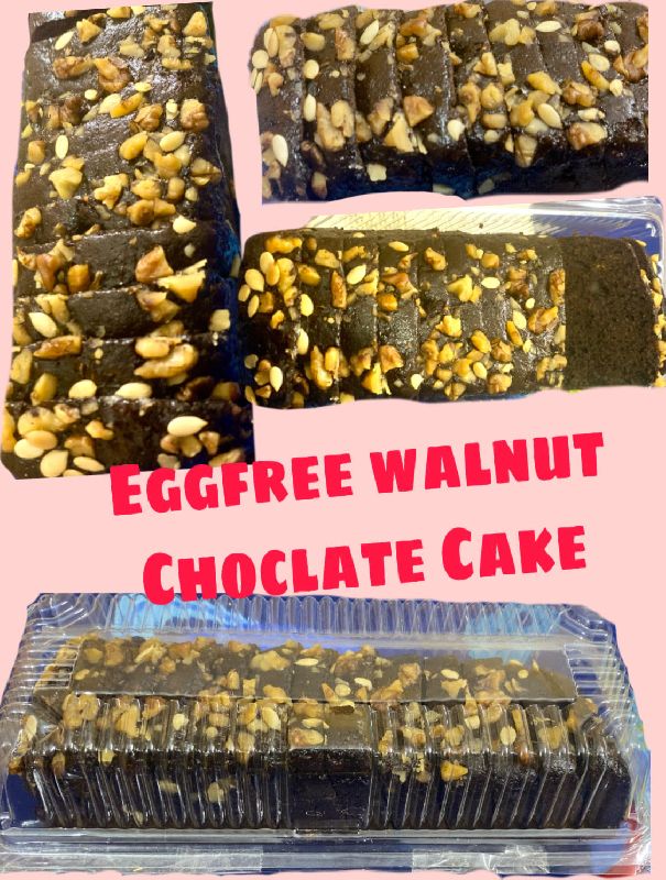 Mohun's Eggless Walnut Chocolate Cake, Occasion : Bakery
