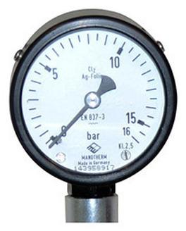 RSVP Chlorine Pressure Gauge for Industrial