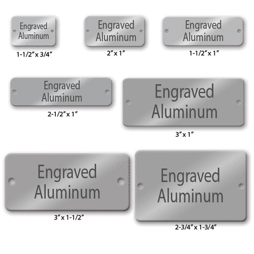 Anograph Printed Aluminum Tag, Packaging Type : BOX