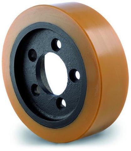 Polyurethane Wheel, Color : Brown