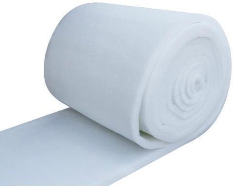Plain Thermal Bonded Polyester Wadding, Color : White