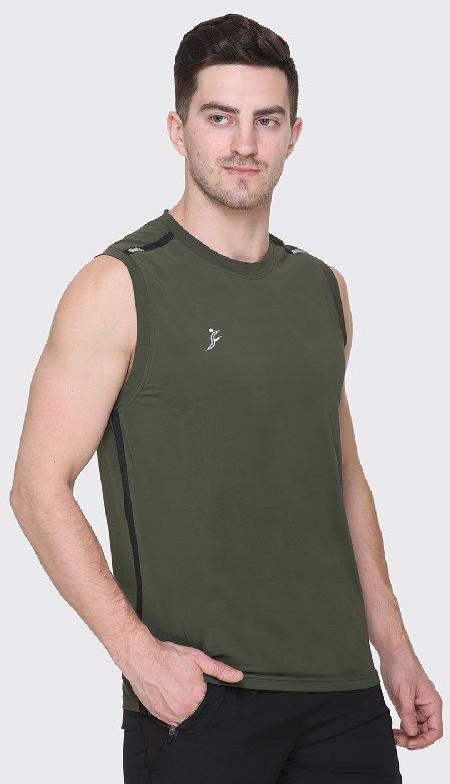 Sleeveless Sports T Shirts For Gents, Size : M, XL, XXL