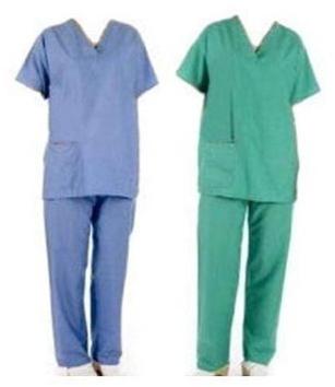 Stitched Pure Cotton Patient Uniform, Size : L, XL