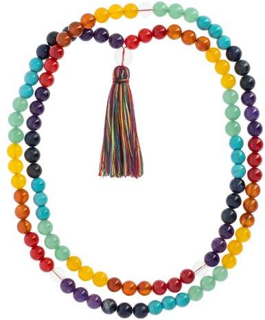 7 Chakra Multi Beads Mala, Length : 0-10 Inches, 10-20 Inches