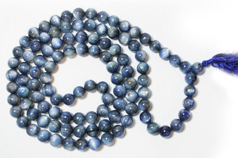 Polished Kyanite Beads Mala, Feature : High Strength, Long Lasting, Quality Tested