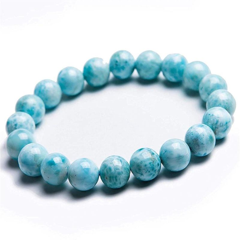  Polished Larimar Bracelet, Gender : Female, Male