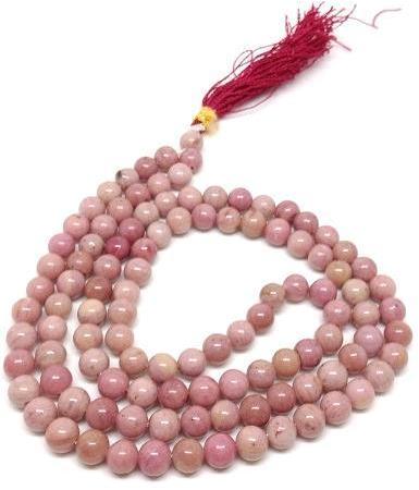 Polished Rhodochrosite Beads Mala, Feature : High Strength, Long Lasting, Quality Tested