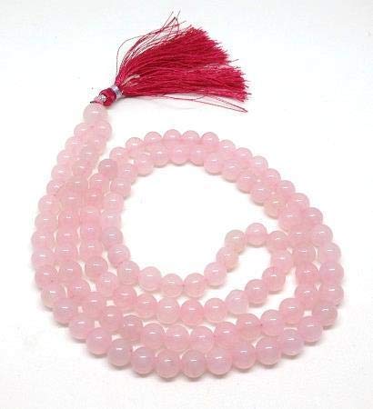 Rose Quartz Beads Mala, Length : 0-10 Inches, 10-20 Inches