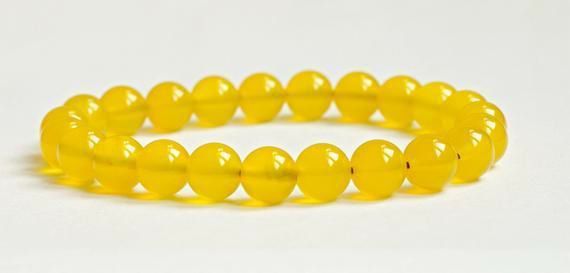 Yellow Agate Bracelet