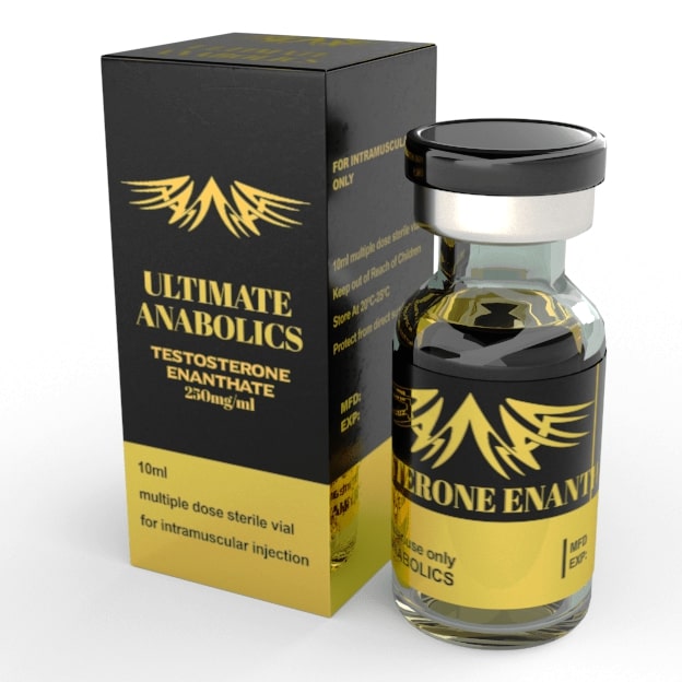 Ultimate Anabolics Testosterone Enanthate 250mg 10ml injection vial (Australia)