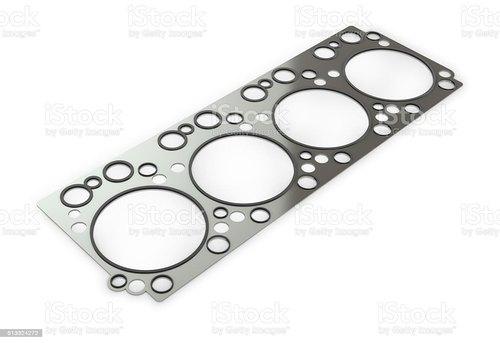  Cast Steel Automotive Gasket, Color : Silver