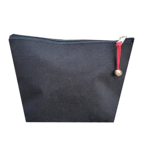 Jute Canvas Cosmetic Bag