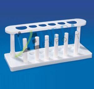 6 Hole Test Tube Stand, Length : 0-15mm