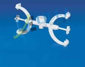 Metal Automatic Fisher Clamp ., for Lab Use, Color : White