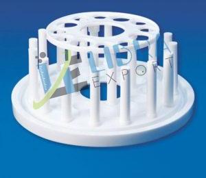 PP Round Test Tube Stand, for Packing Wall Putty, Pattern : Plain
