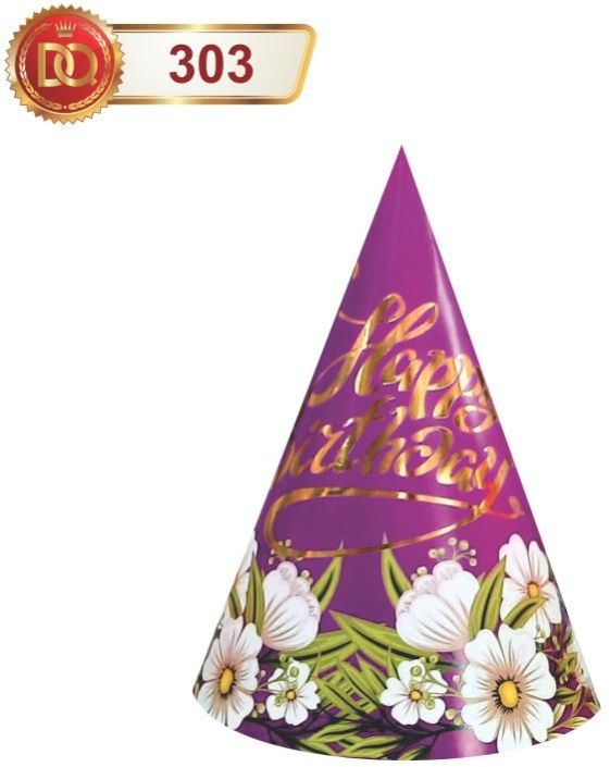 Foil Printed Birthday Cap