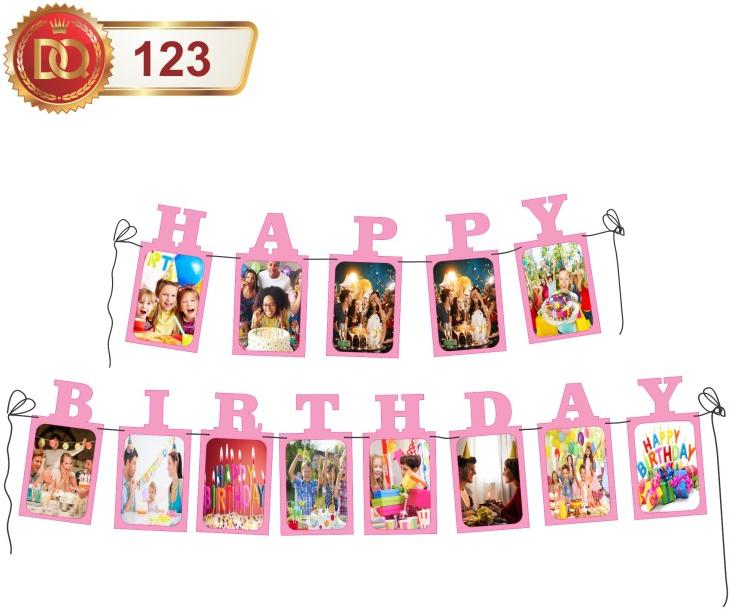 Paper Personalized Birthday Party Banner, Pattern : Printed