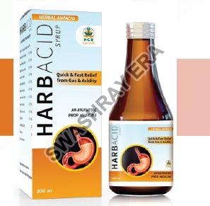 Harbacid Gas & Acidity Syrup, Form : Liquid