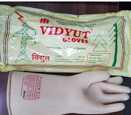 Vidyut Electrical Gloves, Pattern : Printed