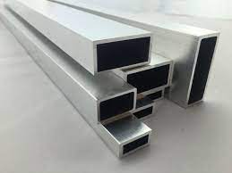 Aluminium Rectangle Pipes, for Water Supply, Size : Standard