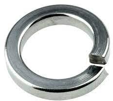 Round Polished Metal Spring Washers, for Fittings, Size : Standard