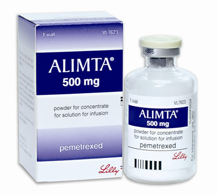 Alimta 500mg Injection, Packaging Type : Vial