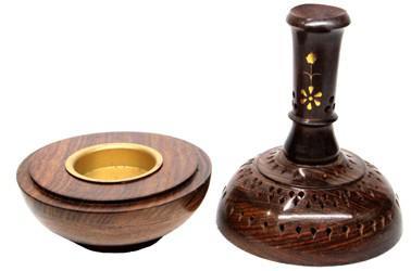 Polished IWJ-22 Wooden Incense Burner, Feature : Easy To Clean, Light Weight