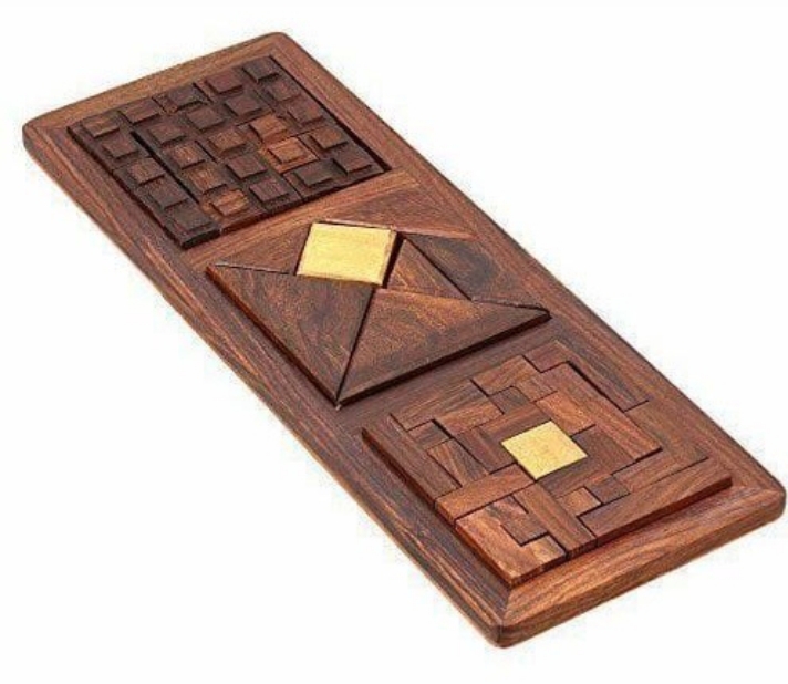 Polished KAH-3 Wooden Puzzle, for Playing, Feature : Light Weight, Perfect Shape