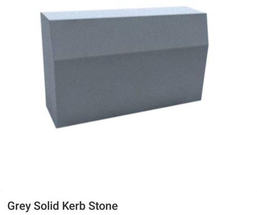 Rectangular Polished Cement Solid Kerb Stone, for Pavement, Size : Standard