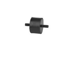 Round ERB-A6 Elevator Rubber Mounting, Color : Black