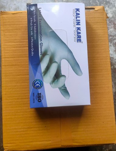 Plain latex gloves, Size : 6.5 inches