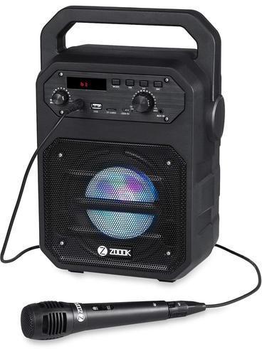 ZOOOK Rectangular Bluetooth Speaker, Color : Black