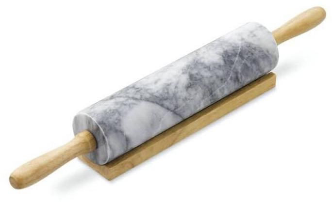 Polished Marble Rolling Pin, for Kitchen, Length : 10inch, 12inch
