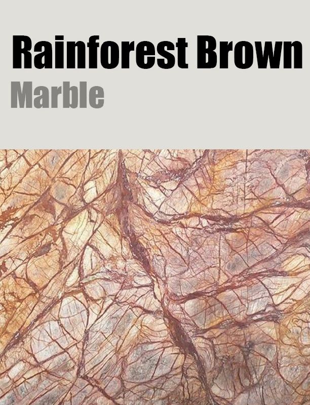 Rainforest Brown Marble Slab