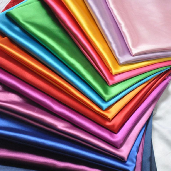 Multi-colored Plain silk fabric, for Garments, Packaging Type : Packet