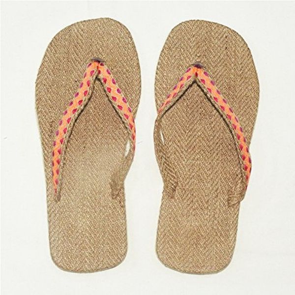 Women Jute Slippers, for Casual Wear, Style : Anitque