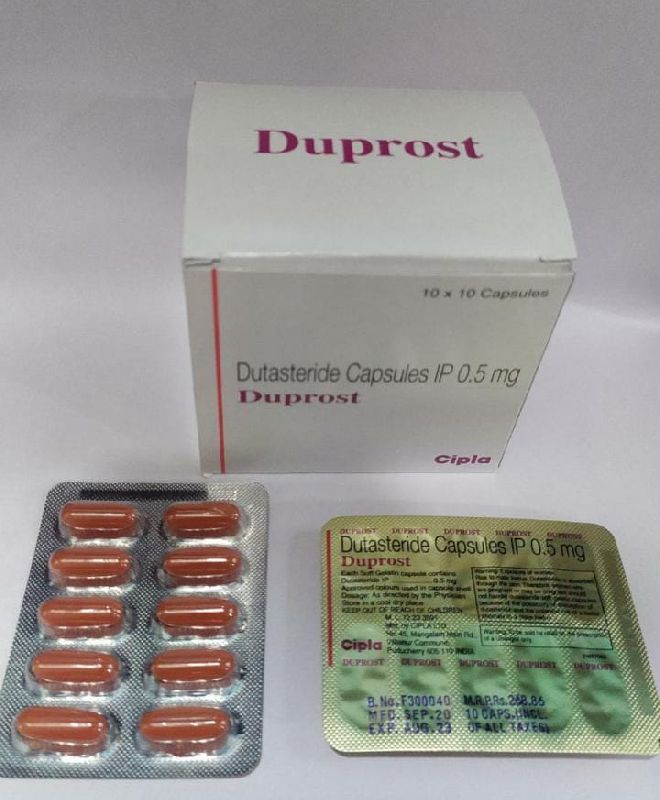 Duprost 0.5 Mg (Dutasteride) Capsule