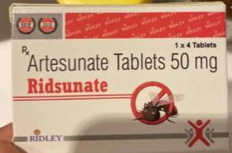 Ridsunate 50 Mg (Artesunate) Tablet