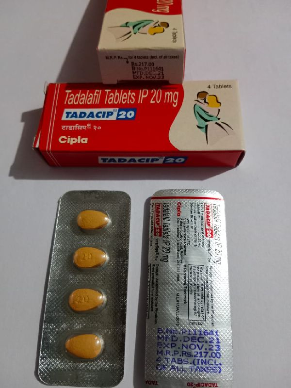 Tadacip 20 Mg (Tadalafil) Tablet