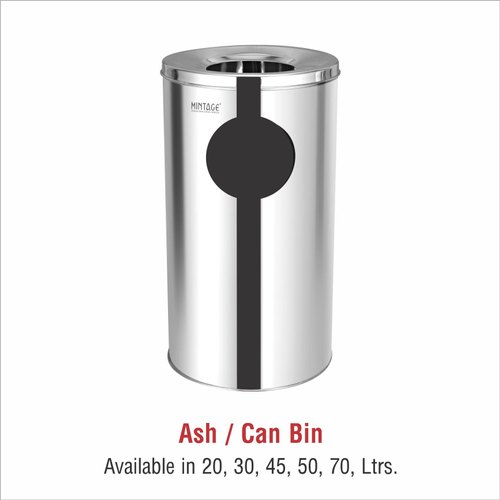 Ash Can Stainless Steel Dustbins