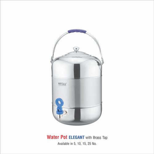 Mintage 202 Stainless Steel Water Pot, Color : Silver