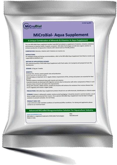 Microbial Aqua Supplement For Minerals and Vitamins