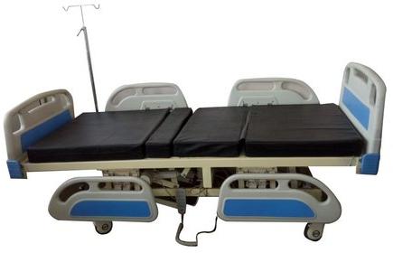 Rectangular Polished Stainless Steel Electric ICU Bed, for Hospitals, Size : Standard