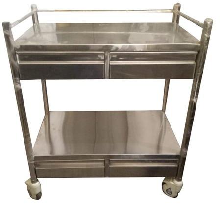 Powder Coated Steel medicine trolley, Style : Classy