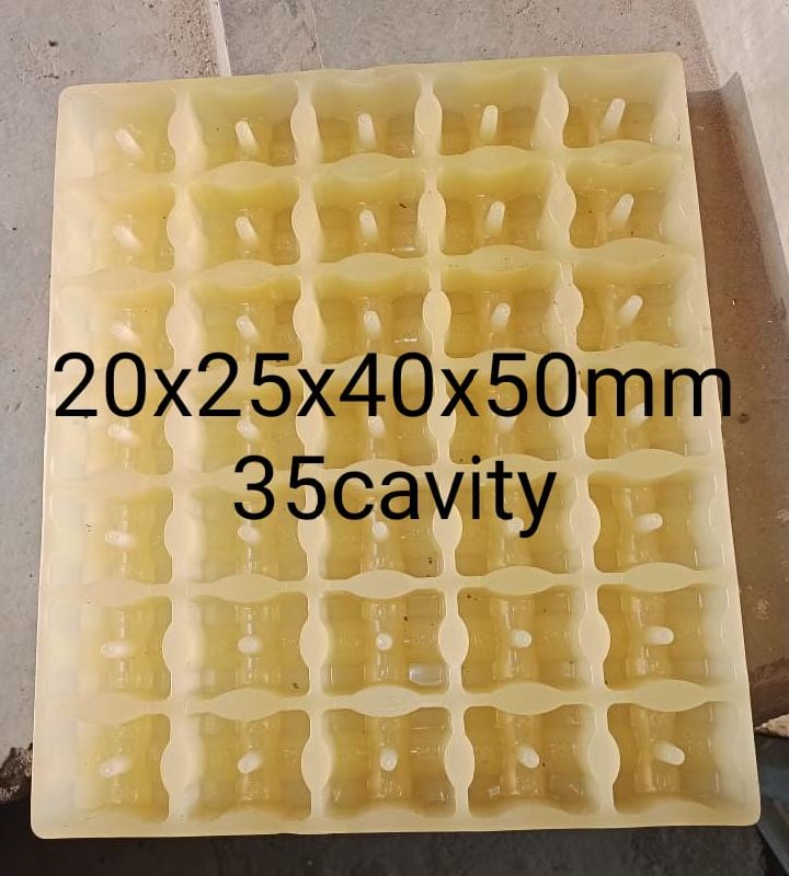 35 Cavity PVC Cover Block Mould, Size : 20x25x40x50mm