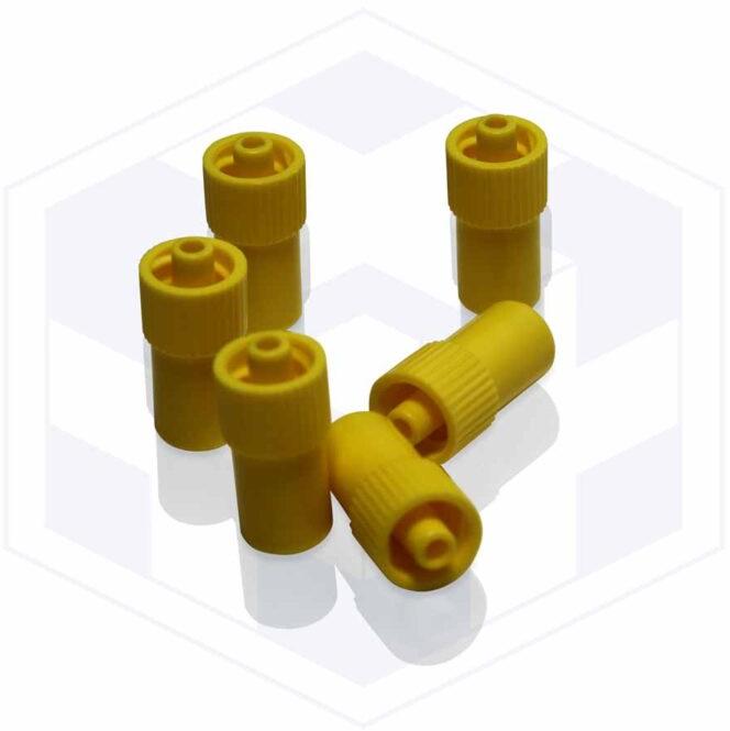 Round Rubber Injection Stopper, Color : Yellow
