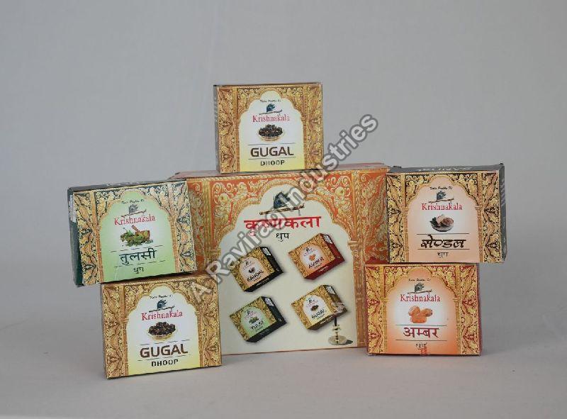 Krishnakala 20 Sticks Premium Dhoop, Packaging Type : Paper Box